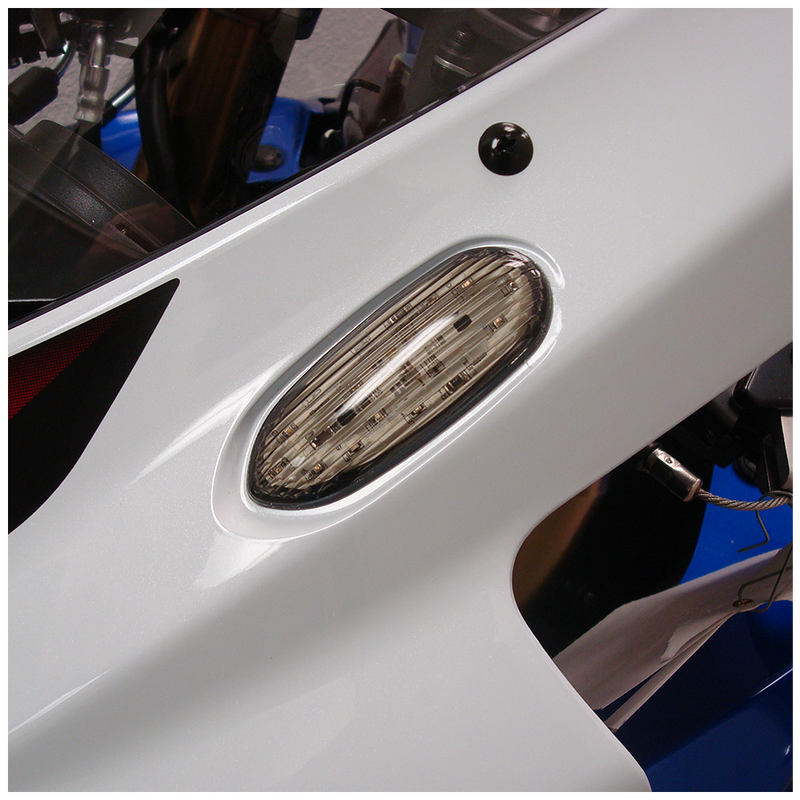 Hot Bodies Flush Mount Signal TS Smoke - S06GS-SIG-SMK Suzuki 1000 / 600 / 750 2005-2016