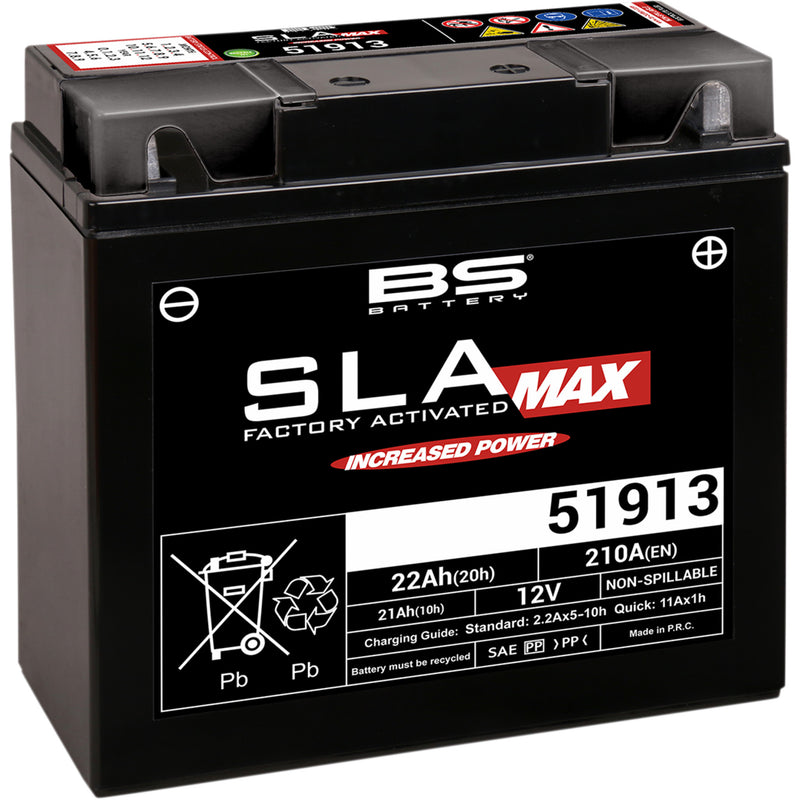 Bs Battery SLA Max Battery - 300860 BMW Motorcycles 1978-2024