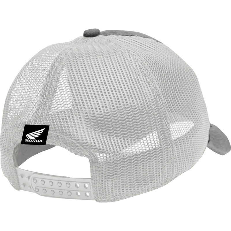 HONDA APPAREL 2501-4469 LEM25-H47 Honda Trucker Hat gray/white