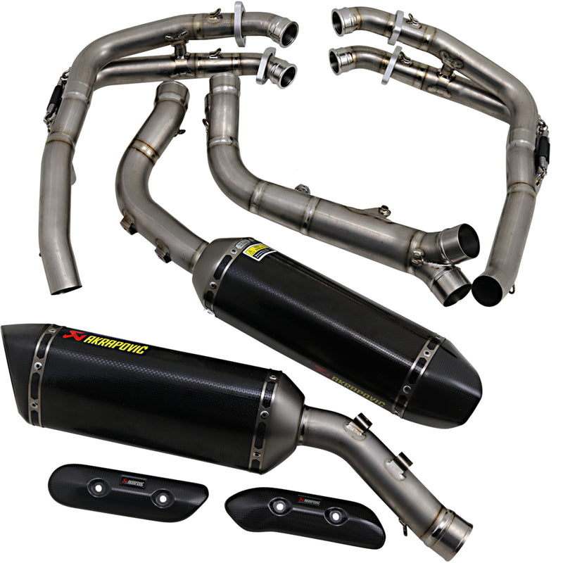 AKRAPOVIC 1810-1792 S-Y10RFT10-ZC/2 Evolution Line KIT Exhaust System Evolution Exhaust - Carbon Fiber - YZF-R1