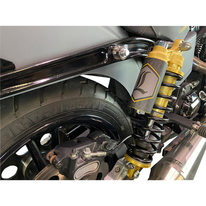 LEGEND SUSPENSION 1310-1925 1310-1925 Legend REVO ARC Piggyback Coil Suspension for FXR Models - REVO ARC Piggyback Shocks - Heavy Duty - Gold - 14" - '84-'00 FXR