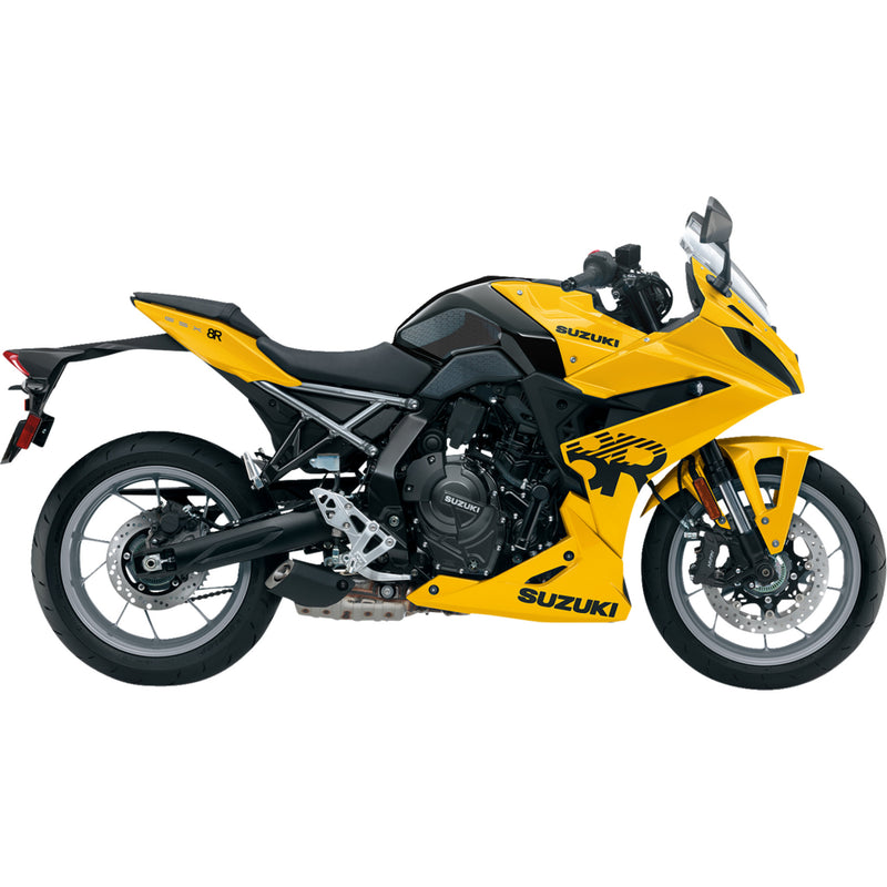 STOMPGRIP 4320-2820 55-14-0210C Icon Profile Traction Pad Tank Grips Traction Pad Tank Grips - Icon - Clear - GSX-8R/S