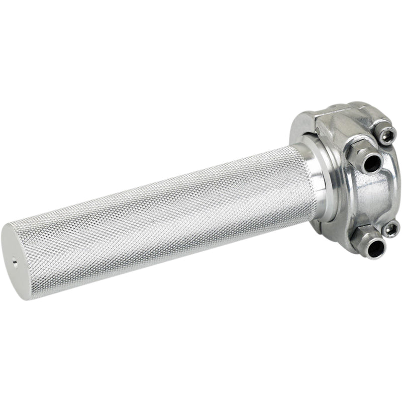 BILTWELL 0632-0628 6602-303-01 1" Whiskey Throttle Assembly Throttle - Dual Cable - Whiskey - Polished