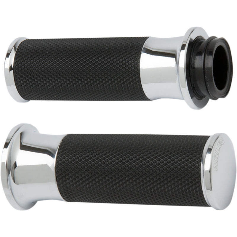 Arlen Ness Smooth Fusion Grips - 07-322 For Harley Motorcycles 2008-2025