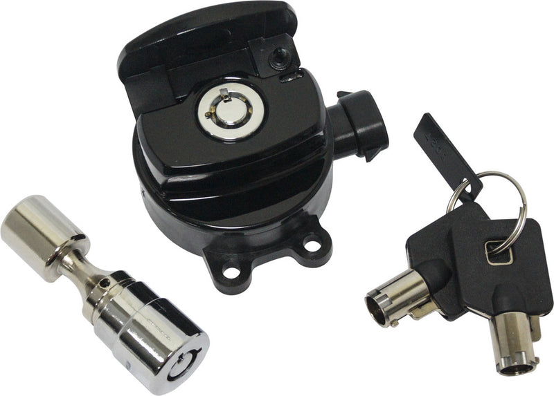 Harddrive 27-042 IGN Switch FX Flst W Fork Lock Chrome For Harley Softail Slim 2015-2016