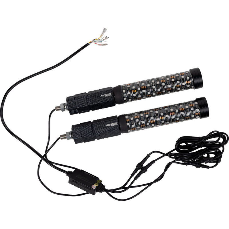 MOOSE OFFROAD 2040-3164 PQR-CHSBTR1.8-112-PU Quick Release Whip Lights Quick Release Whip - 1' - Pair