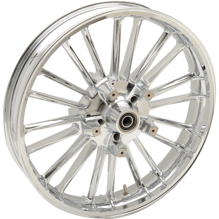 COASTAL MOTO 0201-2222 3D-ATL213CH Atlantic Precision Cast 3D Front Wheel - Dual Disc/No ABS - Chrome - 21"x3.50" - '08+ FL