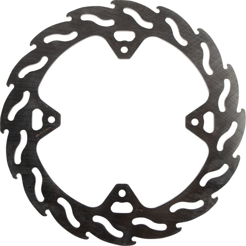 MOTO-MASTER 1711-2016 110207-PU Brake Rotors Brake Rotor - Rear - Flame