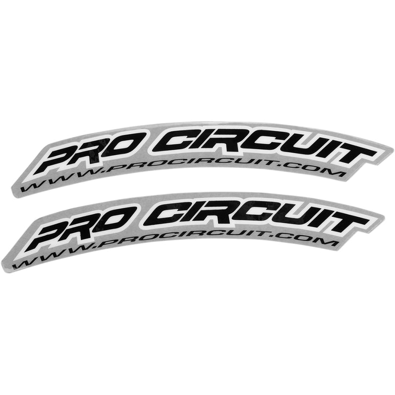 PRO CIRCUIT PCDC0005 DC0005 Fender Stickers Front Fender Decal - .Com - Black