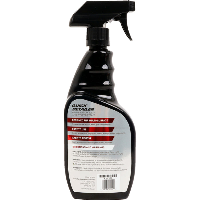KLOTZ OIL 3706-0114 KS-320 Quick Detailer 23 fl oz.
