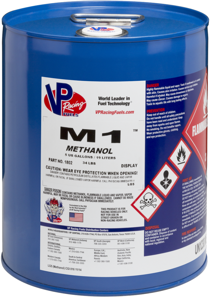 Vp Racing 30-36159 1802 MI VP FUEL 5 GAL PAIL