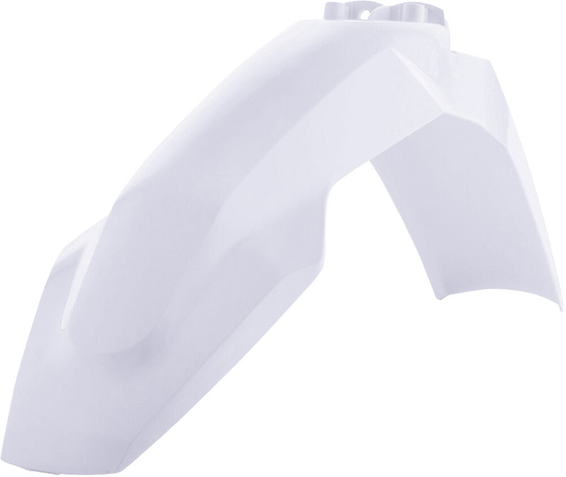 Acerbis Front Fender White - 2462596811 Husqvarna Dirt Bikes 2016-2023