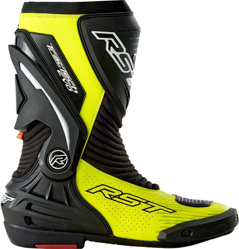 Rst 556-3700543 103700F.YEL-43 TRACTECH EVO D3O BOOT BLACK/FLO YELLOW 10