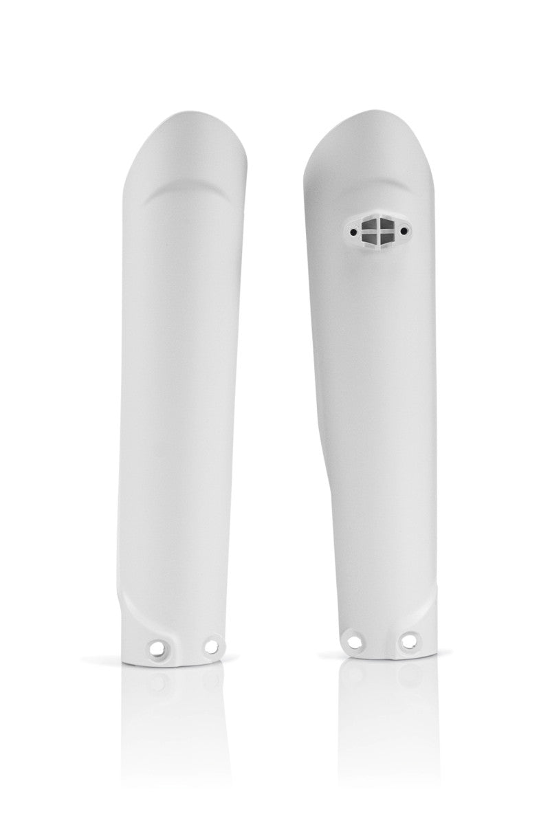 Acerbis 2401260002 15-22 Ktm/ 21-23 Gasgas/ 24+ Triumph Lower Fork Cover Set - White - Photo - Primary
