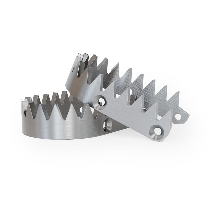 Rfx 739-0580 FXFR 90100 99TA FOOTPEG REPLACEMENT PLATES TITANIUM PLATES AND SCREWS