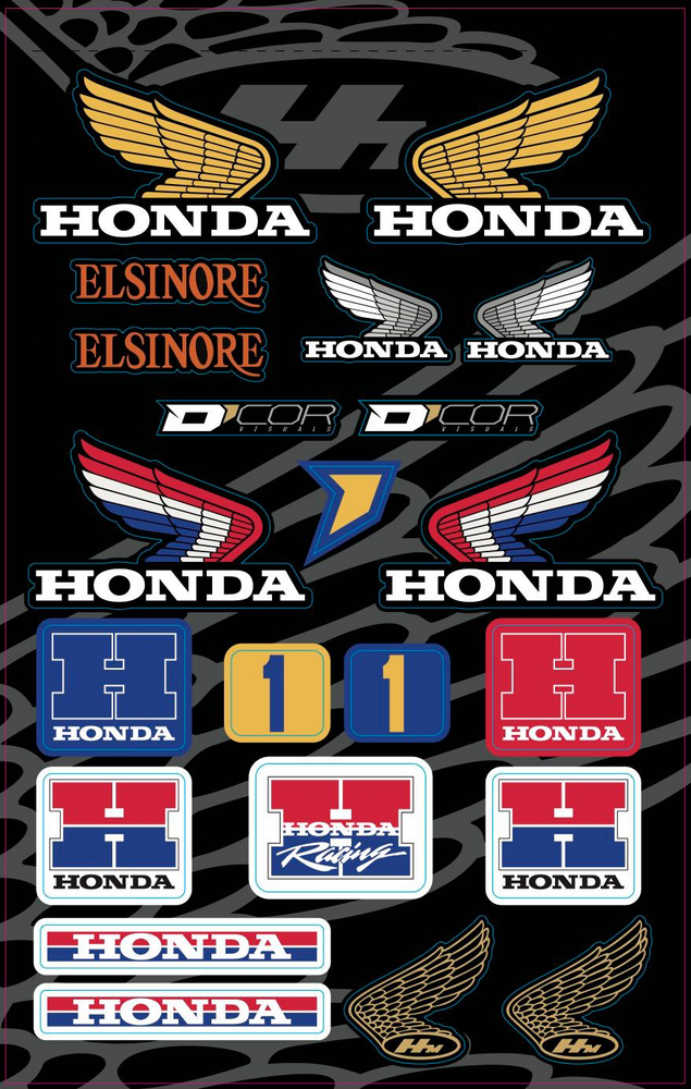 D-cor 862-4010103 40-10-103 DECAL SHEETS HONDA