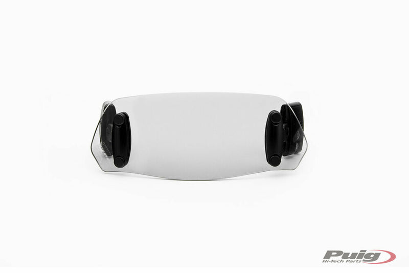 Puig Hi-Tech Parts Visor Multi-Adjustable Clip-ON Smoke 100X315MM - 6375H For BMW Motorcycles 2011-2020 | Triumph Tiger Explorer / Tiger 2017-2018