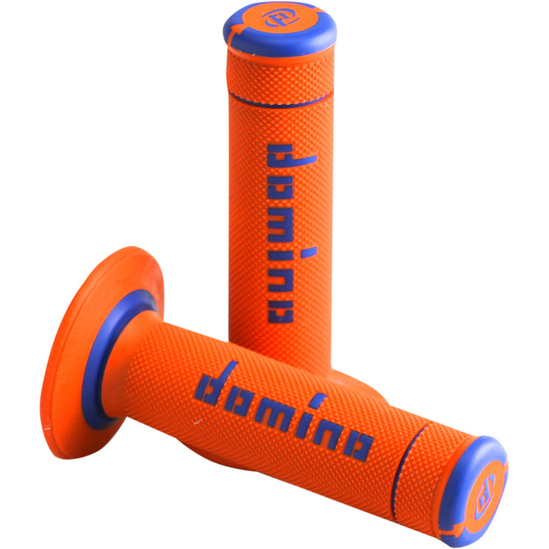 DOMINO 0630-1556 A19041C4845A7-0 Xtreme Grips Grips - Xtreme - Orange/Blue