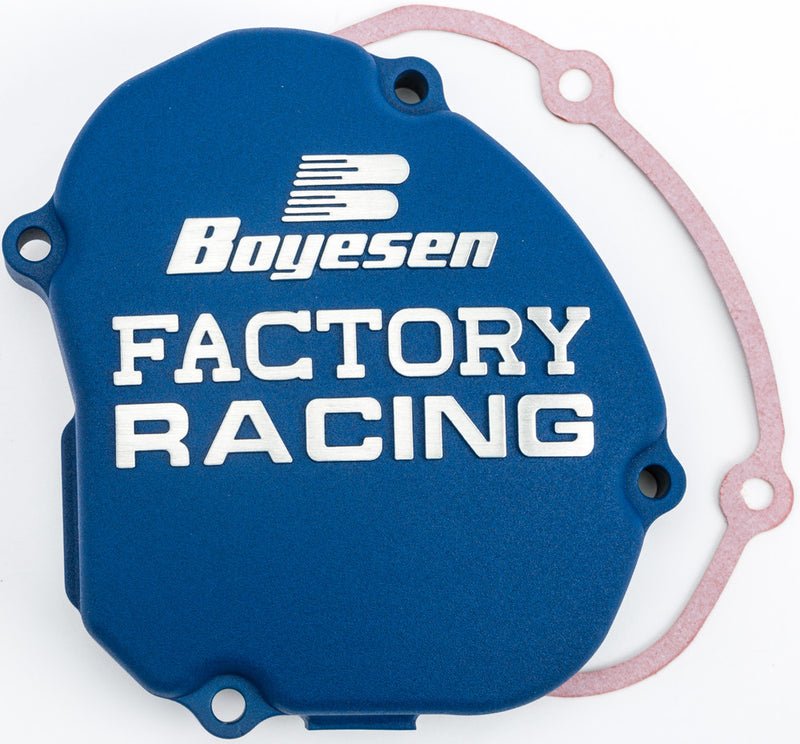 Boyesen Factory Racing Ignition Cover Blue - SC-33AL Yamaha YZ 125 2005-2024
