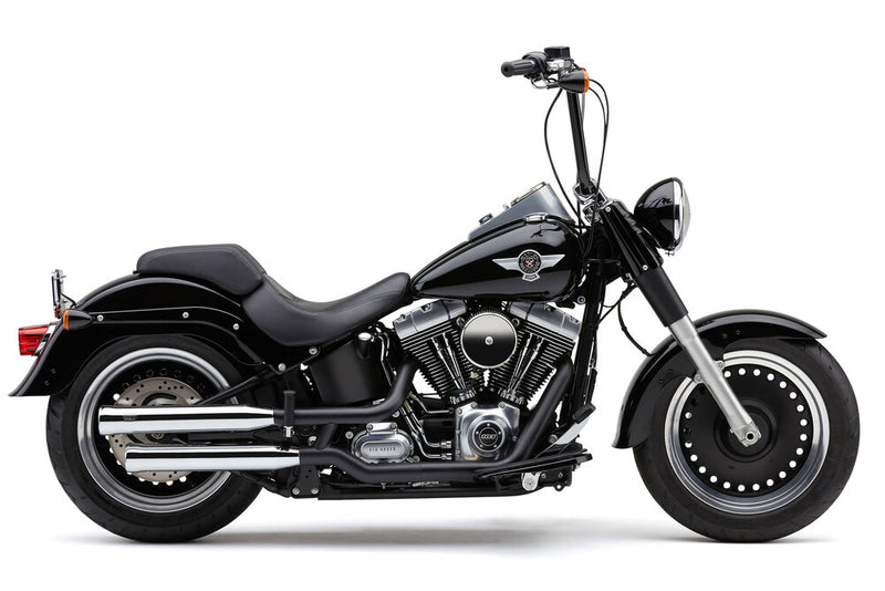 Cobra 3" NH Series Slip-ONS Chrome FAT BOY DCE - 6041 For Harley Softail 2007-2017