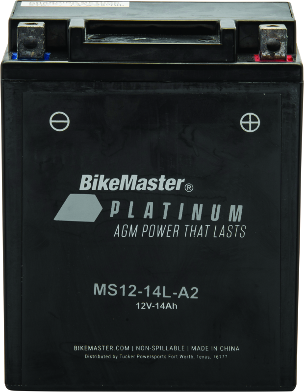 BikeMaster 780714 AGM Battery - MS12-14L-A2 - Photo - Primary