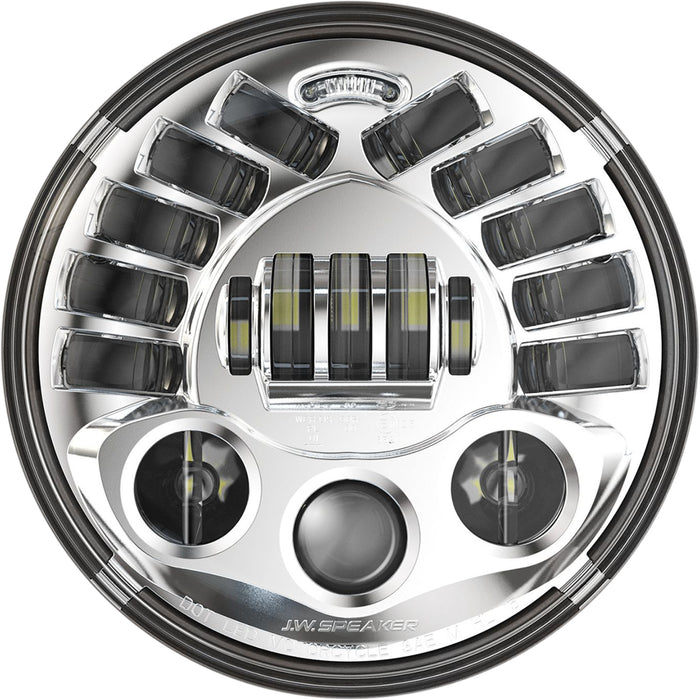 CUSTOM DYNAMICS 2001-2414 PB-7A-14-C ProBEAM® Adaptive Headlamp - Adaptive Headlight with Adapter - 7" - Chrome