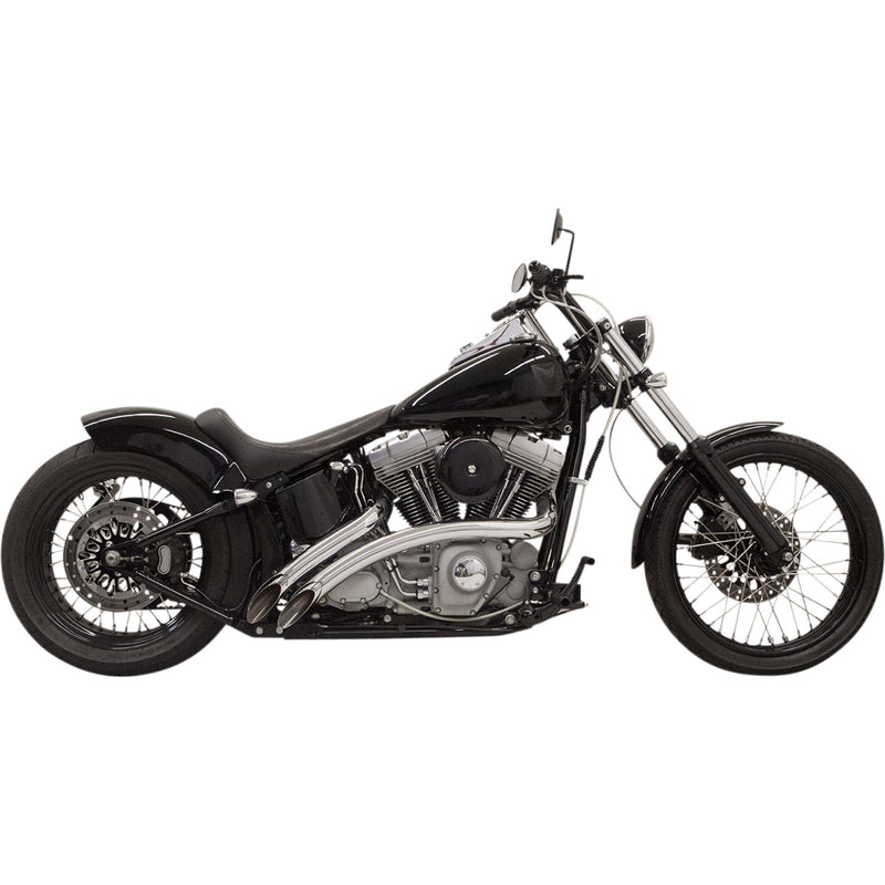 Bassani Xhaust Radius Sweeper 2-Into-2 Exhaust System - 1SD1F For Harley 1986-2017
