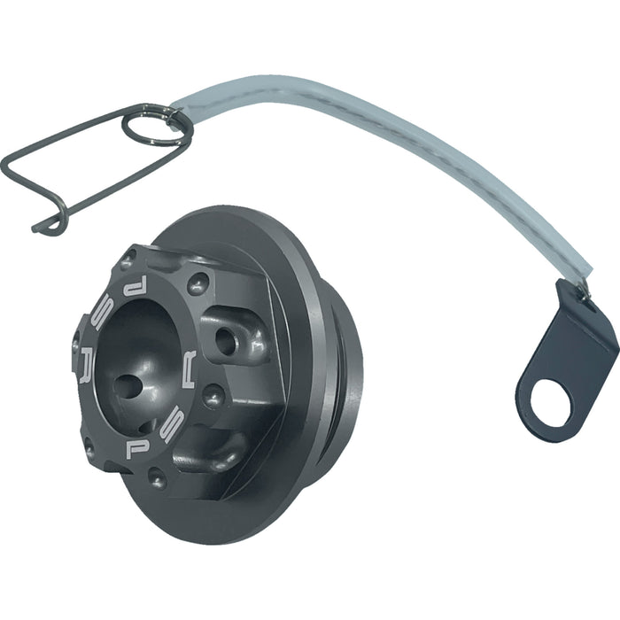 PSR 0950-0435 00-01313-29 Oil Filler Cap Kit Oil Cap Kit - Gunmetal - M27 x 3.0 - Yamaha