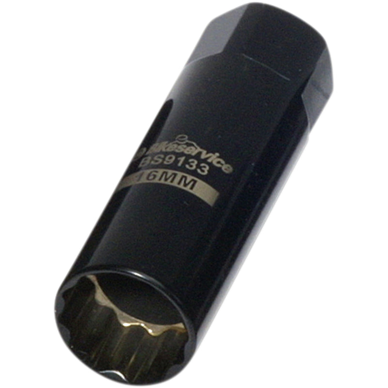 BIKESERVICE 3801-0382 BS9133 Thin Wall Spark Plug Socket Plug Socket - Thin - 16 mm