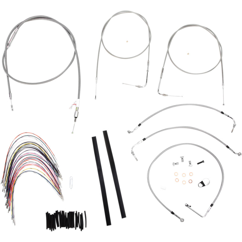 Burly Brand Complete Cable Kit - B30-1079 For Harley Touring 2000-2006
