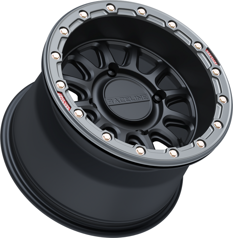 Raceline Wheels 570-2123 A14BG-51056+10 ALPHA WHEEL 4/156 BLK/GUNMETAL 15X10 (+10MM)