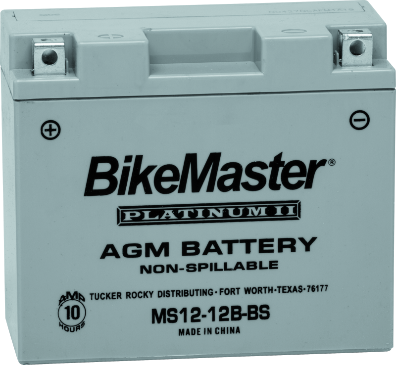 BikeMaster 780762 AGM Battery - MS12-12B-BS - Photo - Primary