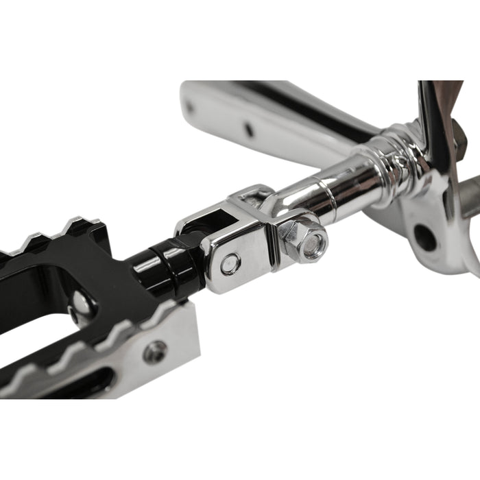 LA CHOPPERS 1620-1221 LA-7202-01 Early-style Footpeg Mount Adapters - Male Footpeg Adapters - Chrome