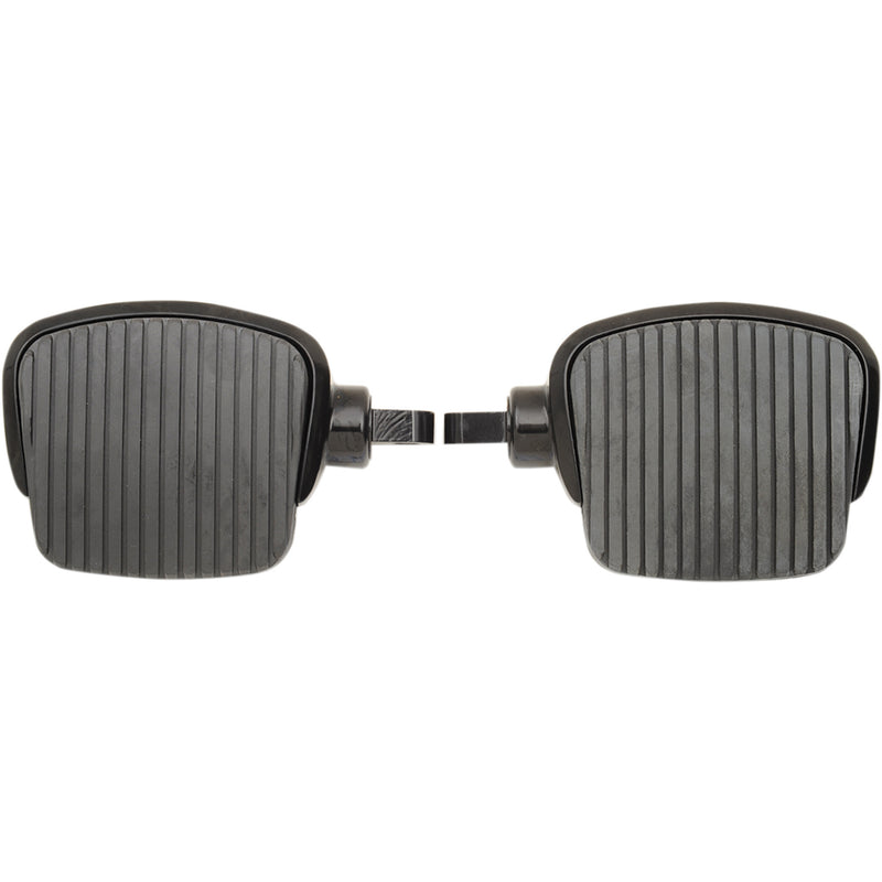 DRAG SPECIALTIES 1621-0725 Mini Floorboards Mini Footboards - Male 4" - Black