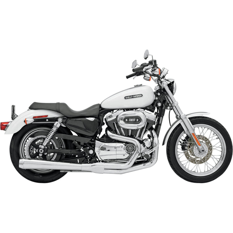 Bassani Xhaust Road Rage 2-Into-1 Exhaust System - 14111J For Harley Sportster 2004-2013