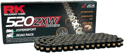 Rk Excel 691-5001BK BL520ZXW-120 BL520ZXW DRIVE CHAIN BLACK 520 X 120