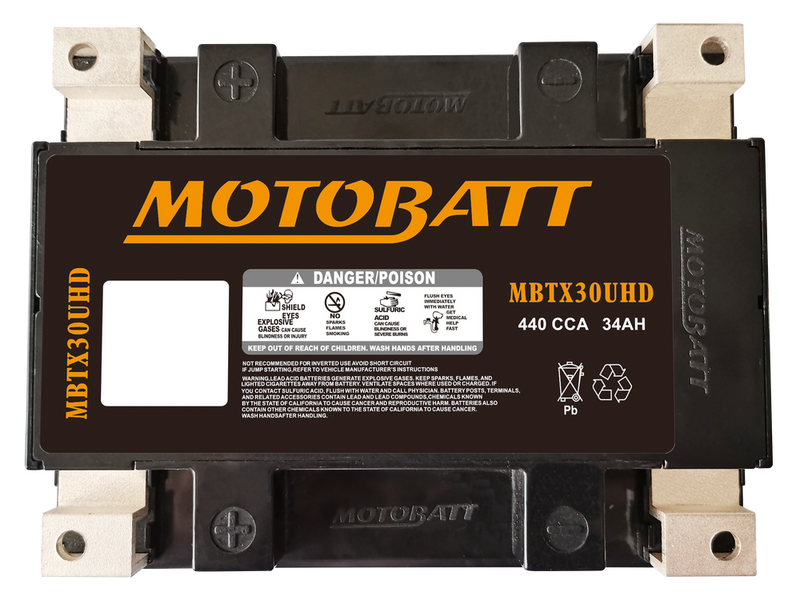 Motobatt Battery Sealed Factory Activated - MBTX30U(HD)