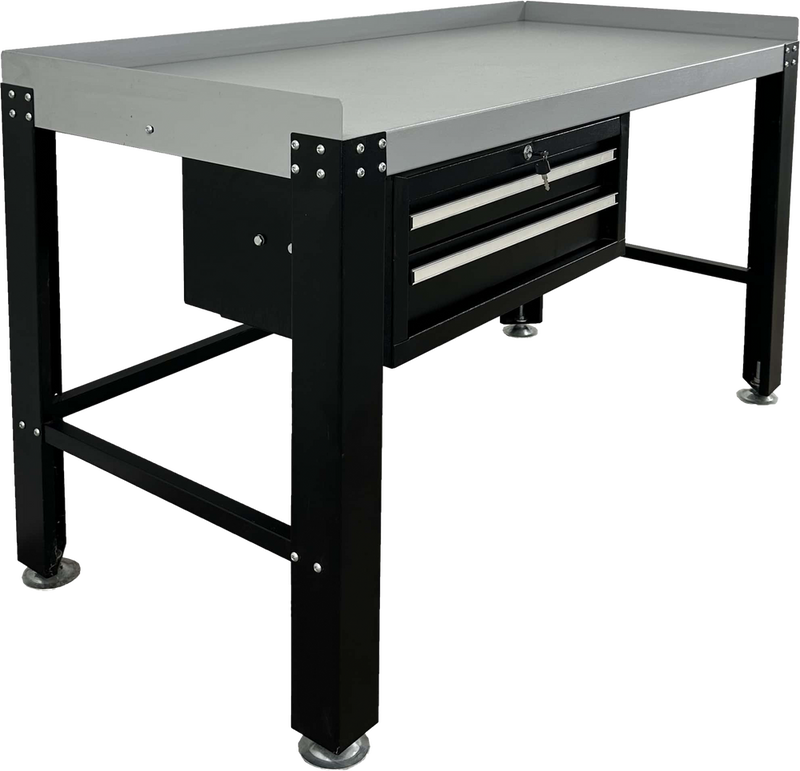 Ideal 27-1676 PWB-TC-1600-BLK PREMIUM WORK BENCH & TOOL CABINET 1 600 LBS. CAP.(XH-WB-