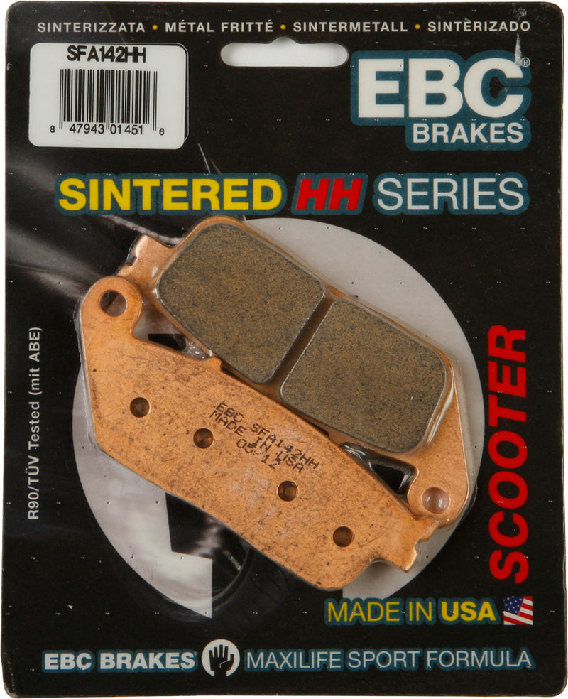 EBC Brake Pads Double-H Sintered - SFA142HH For Suzuki 650 Burgman / 650A Burgman Executive 2003-2017 | Honda Helix 1994-2001