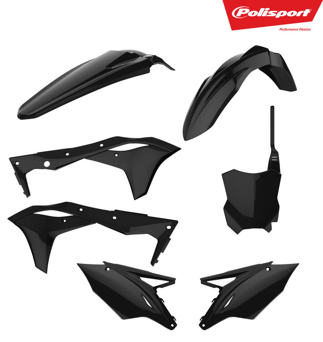 Polisport 64-90715 90715 PLASTIC BODY KIT BLACK