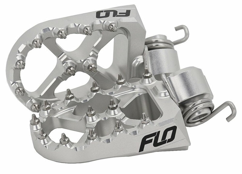 Flo Motorsports FLO Footpeg LOW Silver 12MM Down HUS KTM GAS - LOW-795-2S KTM Dirt Bikes 2016-2024