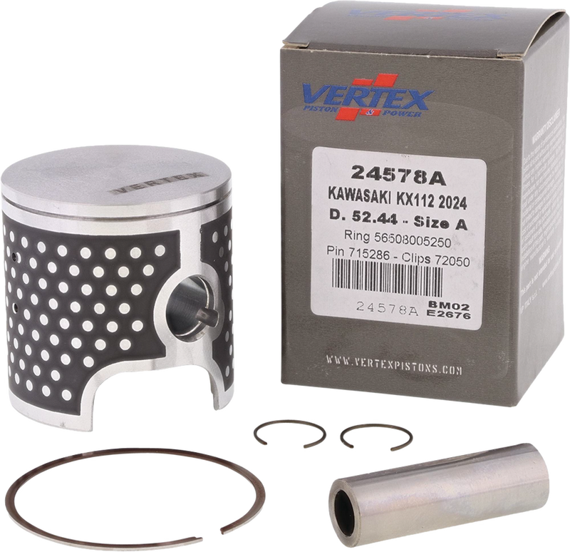 Vertex Cast Replica Piston Kit - 24578A Kawasaki KX 100 2014-2021