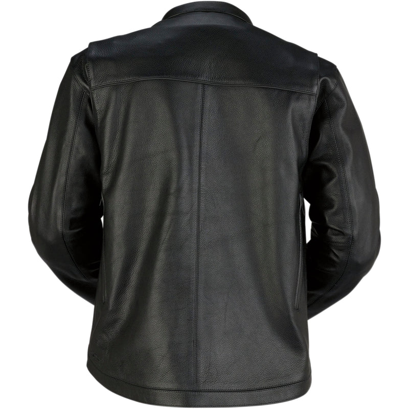 Z1R Munition Leather Jacket Black