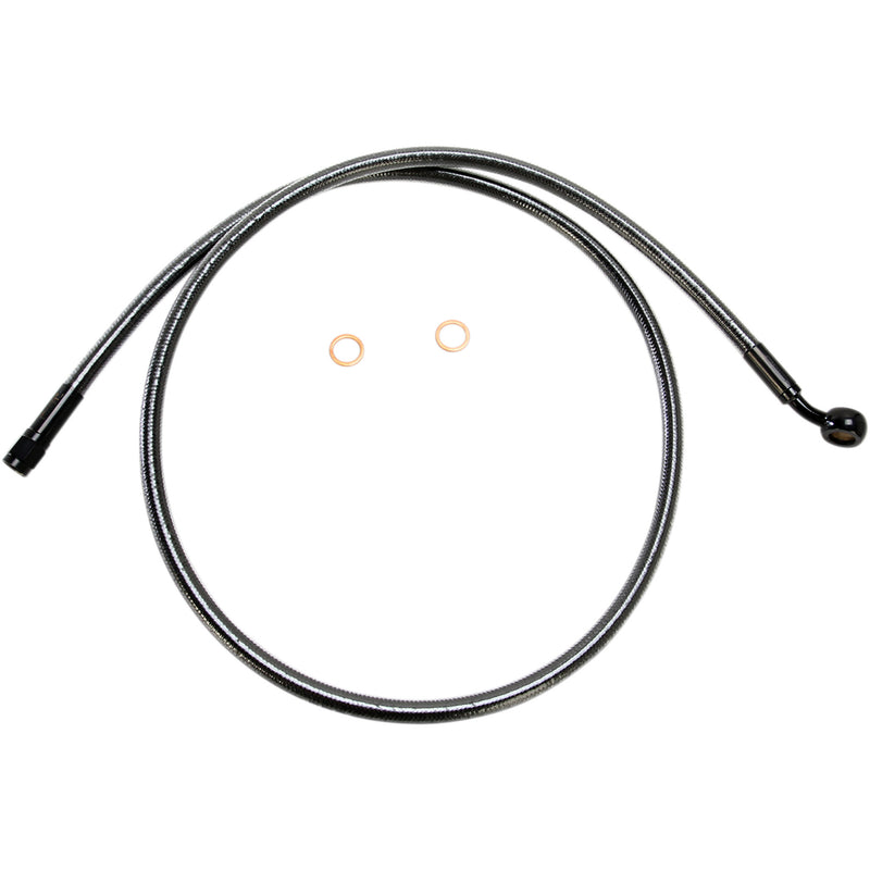 MAGNUM SHIELDING 1741-4081 AS47142 Alternate Length Designer Series ABS-Specific Front Brake Line Kit - 10 mm-35° - 42" - Black Pearl