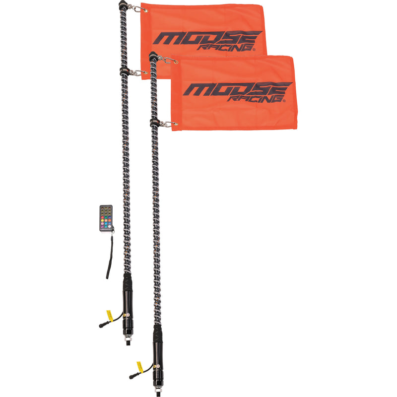 MOOSE OFFROAD 2040-3163 QD-COBBTR-142-PU Quick Disconnect Whip Light 4'
