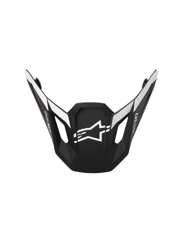 Alpinestars 482-00227 8981226-1121-TU SM7 DASHER VISOR ECE06 BLACK/WHITE MATT