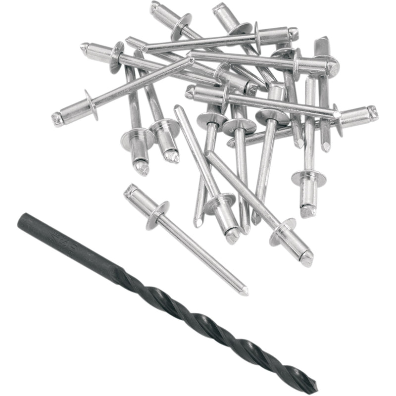 MOOSE OFFROAD 1860-0176 14218 Exhaust Rivet Kit Rivet Kit with Bit - 12-3/16"