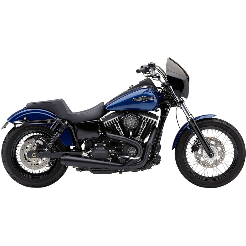 Cobra El Diablo 2-Into-1 Exhaust System - 6476B For Harley Dyna 2006-2011