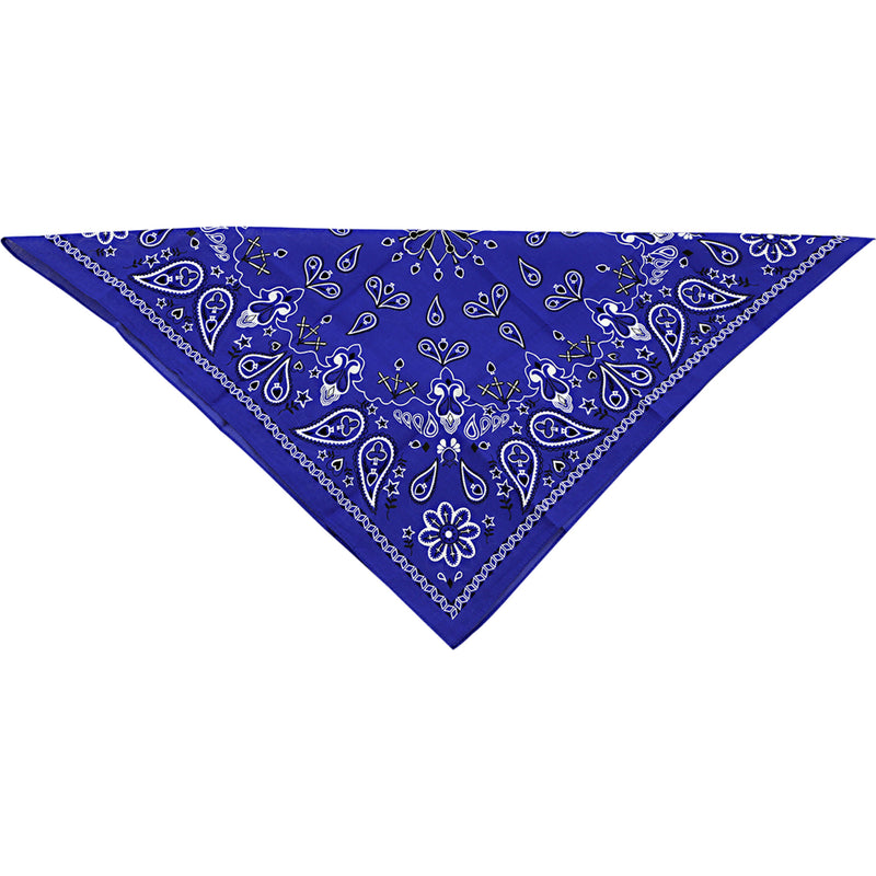 ZAN HEADGEAR 2504-0492 B002 Cotton Bandana navy paisley
