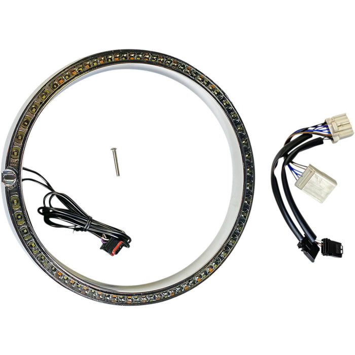 CUSTOM DYNAMICS 2001-2316 PB-7TR-AW-3C ProBEAM® Turn Signal Ring Trim - Standard Trim Ring - Chrome